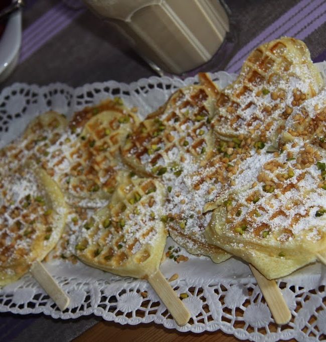 Donut liebt Waffel am Stiel =)